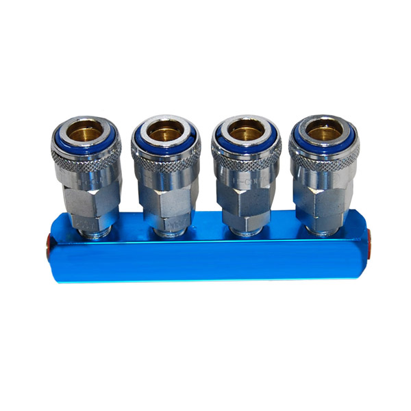 ITM MANIFOLD 4 WAY SINGLE ACTION COUPLER 